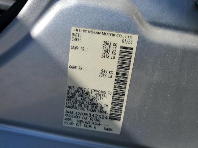 2023 NISSAN ALTIMA SV - 1N4BL4DVXPN342524