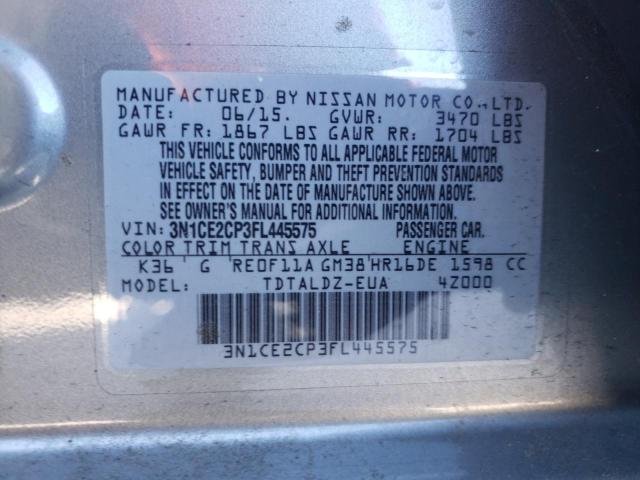 2015 NISSAN VERSA NOTE - 3N1CE2CP3FL445575