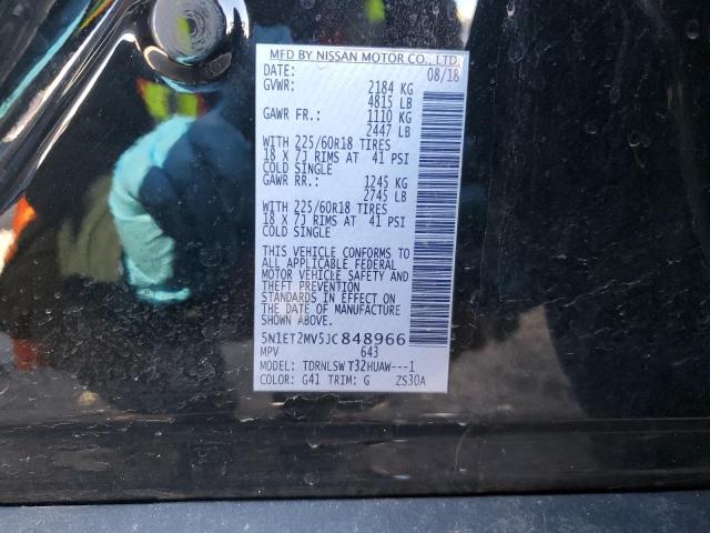 2018 NISSAN ROGUE SV H 5N1ET2MV5JC848966