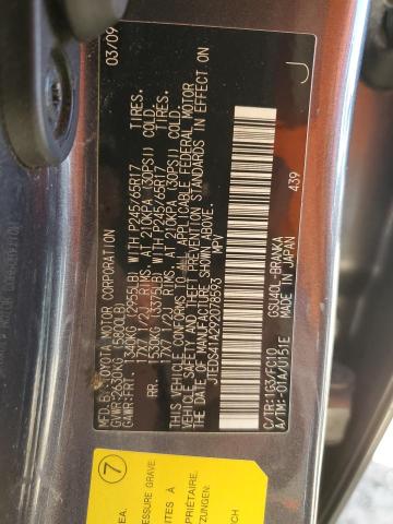 2009 Toyota Highlander VIN: JTEDS41A292078593 Lot: 48716024