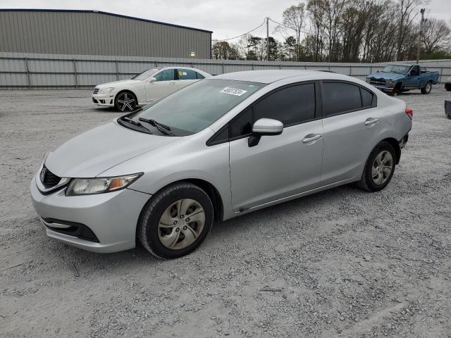 Lot #2423411587 2015 HONDA CIVIC LX salvage car