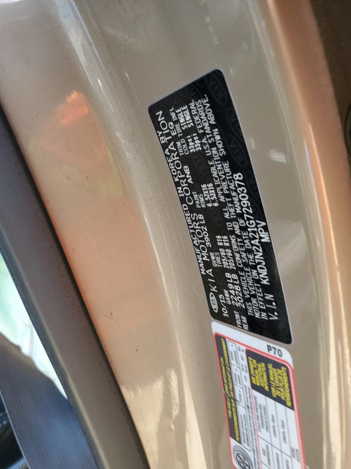 KNDJN2A21G7290378 2016 Kia Soul