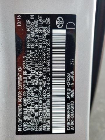 2017 Toyota Mirai VIN: JTDBVRBD4HA001253 Lot: 44836084