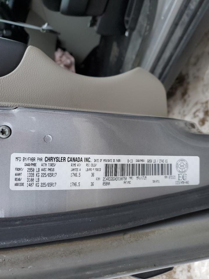 2C4RDGBGXER100750 2014 Dodge Grand Caravan Se