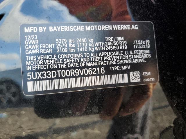 2024 BMW X4 xDrive30I VIN: 5UX33DT00R9V06216 Lot: 46870754