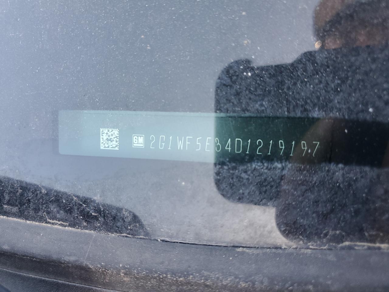 2G1WF5E34D1219197 2013 Chevrolet Impala Ls