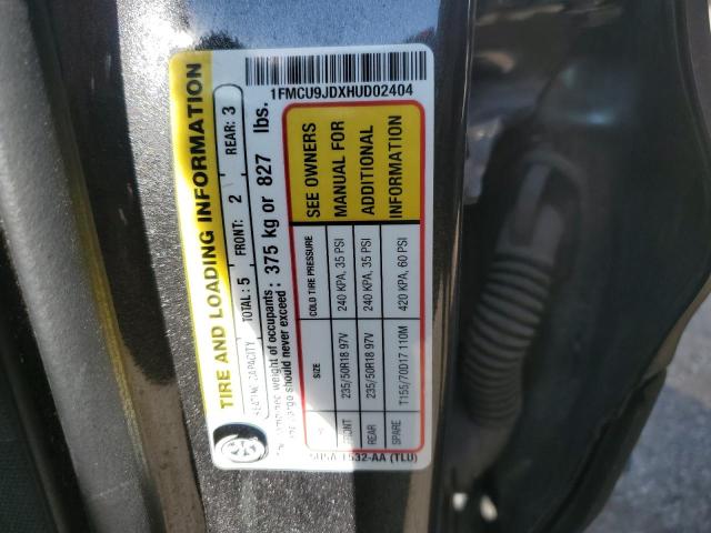 2017 Ford Escape Titanium VIN: 1FMCU9JDXHUD02404 Lot: 48448864