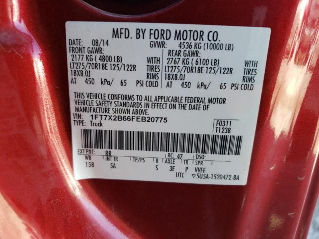2015 FORD F250 SUPER - 1FT7X2B66FEB20775