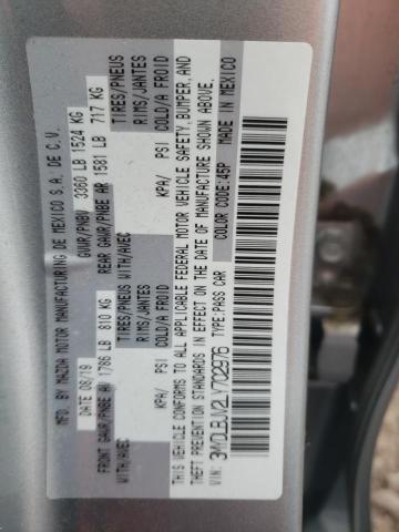 2020 TOYOTA YARIS LE 3MYDLBJV2LY702976