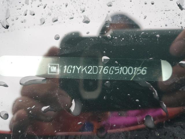 2016 Chevrolet Corvette Stingray Z51 2Lt VIN: 1G1YK2D76G5100156 Lot: 45139714