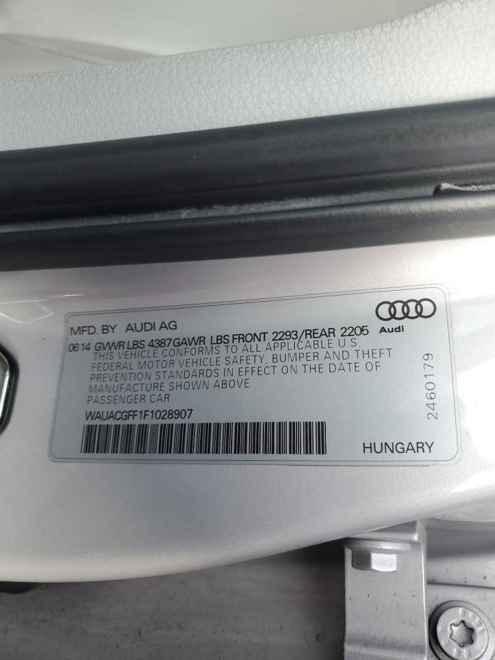 WAUACGFF1F1028907 2015 Audi A3 Premium