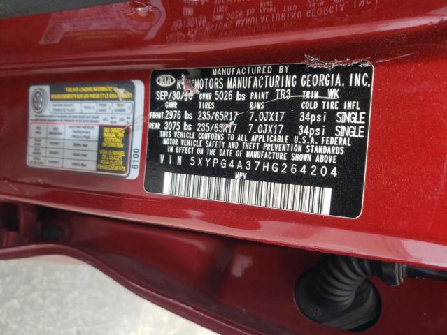 2017 KIA SORENTO LX - 5XYPG4A37HG264204