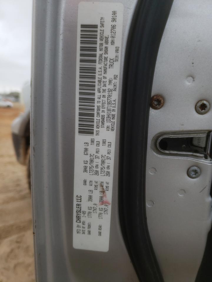 1D3HV18T19S770192 2009 Dodge Ram 1500