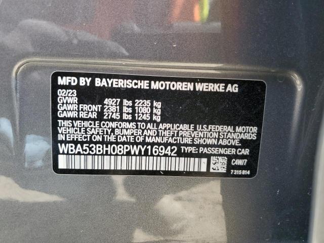 2023 BMW 530 I WBA53BH08PWY16942
