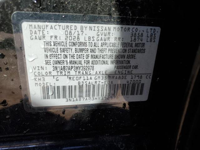 2017 NISSAN SENTRA S - 3N1AB7AP3HY392978
