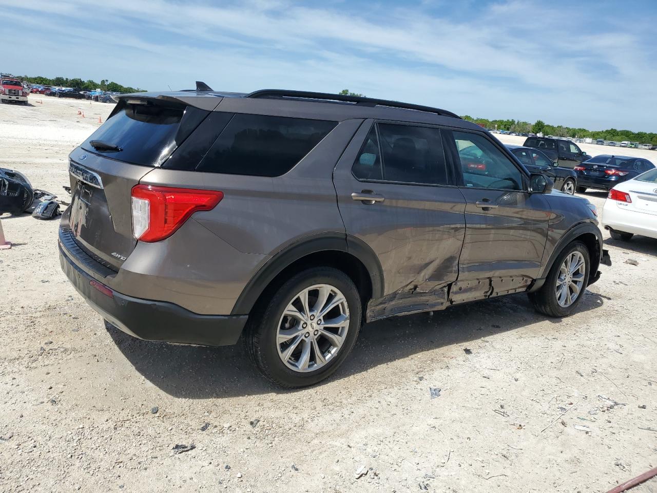 Lot #3316837688 2021 FORD EXPLORER X