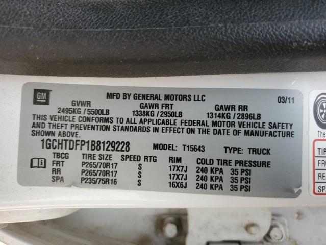 2011 Chevrolet Colorado Lt VIN: 1GCHTDFP1B8129228 Lot: 45531534