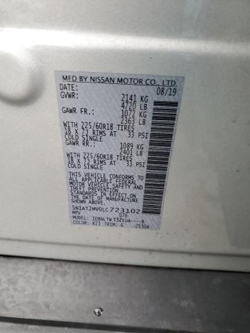 2020 NISSAN ROGUE S - 5N1AT2MV0LC723102