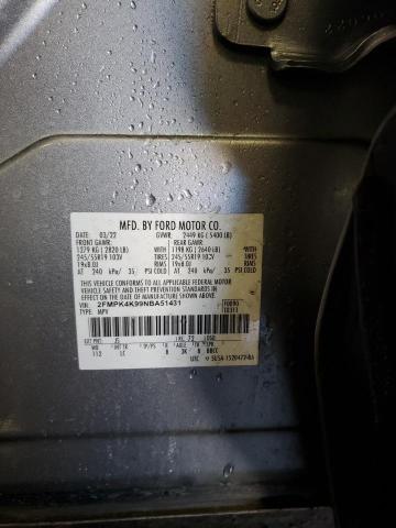 2022 FORD EDGE TITAN - 2FMPK4K99NBA51431