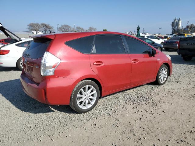 TOYOTA PRIUS V 2012 red  hybrid engine JTDZN3EU7C3077019 photo #4