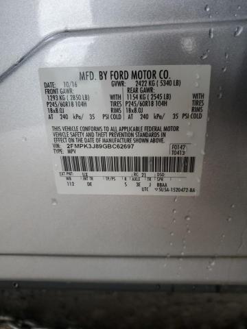 2016 FORD EDGE SEL - 2FMPK3J89GBC62697