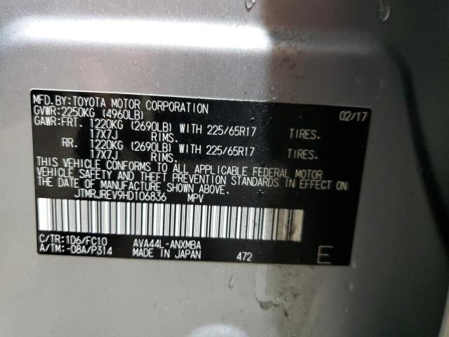 2017 TOYOTA RAV4 HV LE - JTMRJREV9HD106836