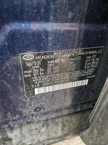 2020 HYUNDAI SANTA FE S - 5NMS23AD2LH277727