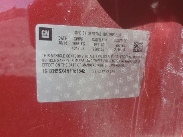 2017 CHEVROLET MALIBU PRE - 1G1ZH5SX4HF161542