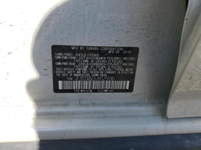 2018 SUBARU CROSSTREK - JF2GTABC5JH325590