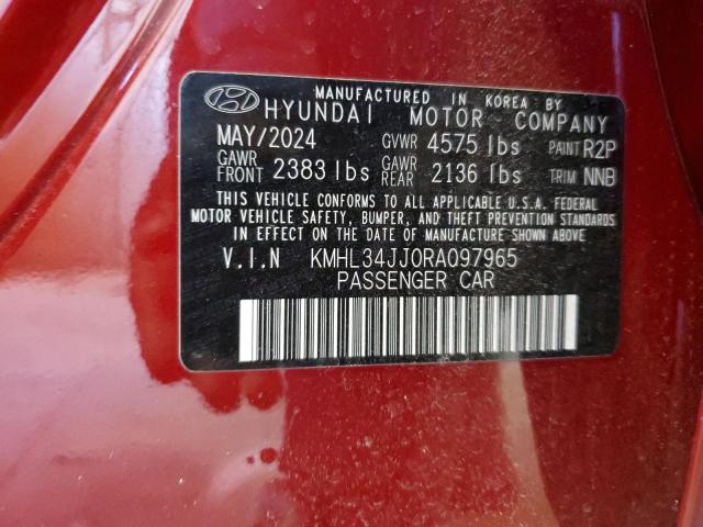 2024 HYUNDAI SONATA HYB - KMHL34JJ0RA097965