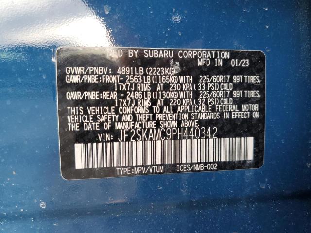 2023 SUBARU FORESTER W JF2SKAMC9PH440342