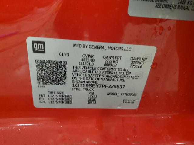 2023 GMC SIERRA K35 1GT59SEY7PF229837