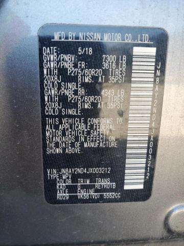 2018 NISSAN ARMADA SV - JN8AY2ND4JX003212