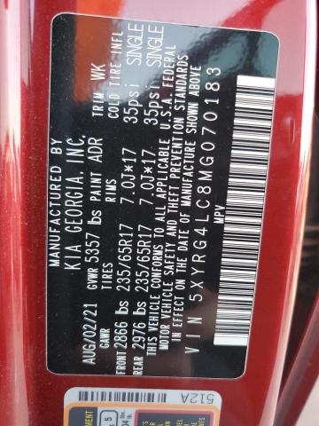 2021 KIA SORENTO LX - 5XYRG4LC8MG070183