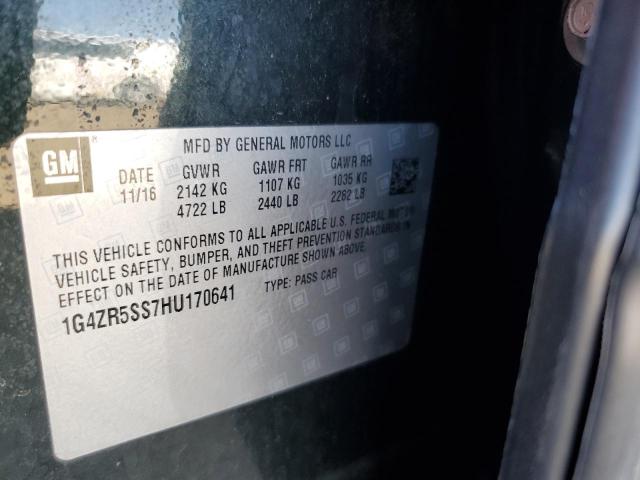 2017 BUICK LACROSSE P 1G4ZR5SS7HU170641
