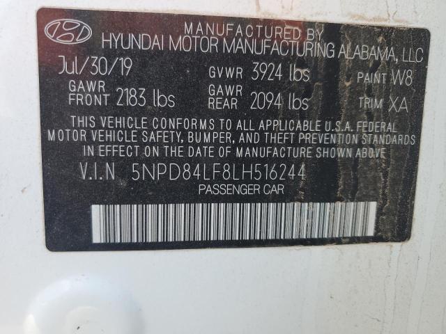 2020 HYUNDAI ELANTRA SE - 5NPD84LF8LH516244