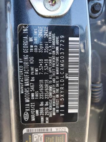 5XYRLDLCXMG037729 2021 KIA SORENTO