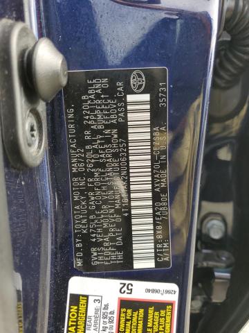2022 TOYOTA CAMRY SE - 4T1G11AK2NU063257