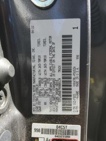 2022 TOYOTA TUNDRA CRE - 5TFLA5AB7NX008134