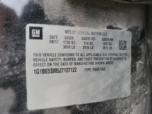 2018 CHEVROLET CRUZE LT 1G1BE5SM9J7107122