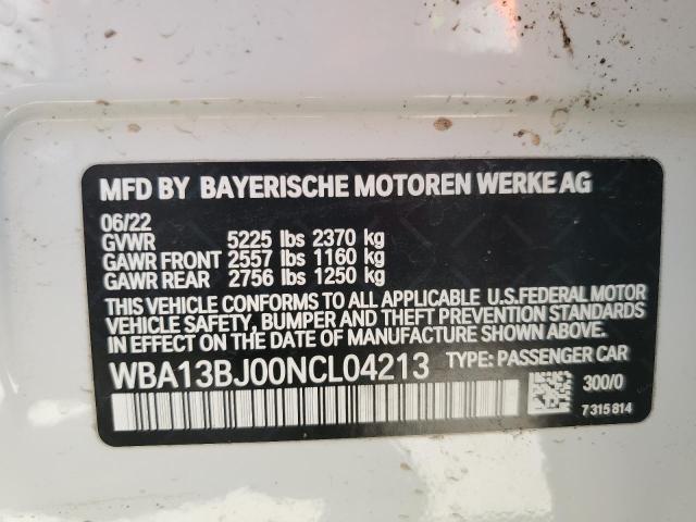 2022 BMW 530 XI - WBA13BJ00NCL04213
