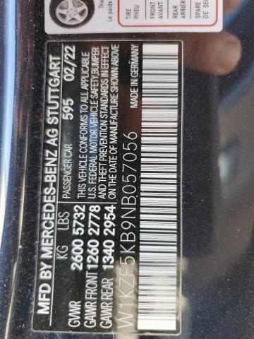 2022 MERCEDES-BENZ E 450 4MAT - W1KZF5KB9NB057056