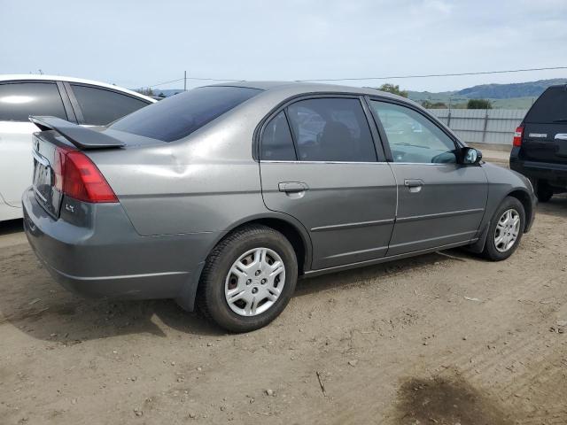 HONDA CIVIC LX 2002 gray  gas 2HGES16562H531745 photo #4