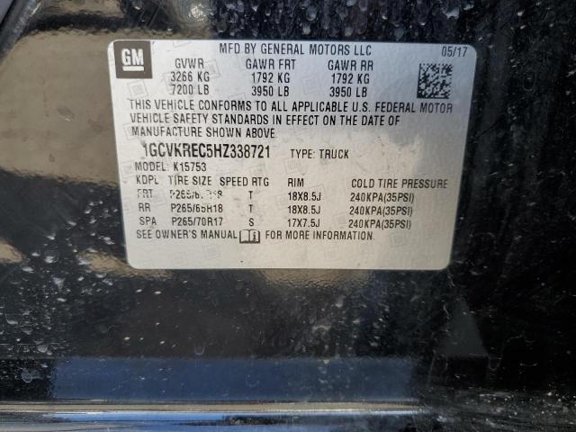 2017 CHEVROLET SILVERADO - 1GCVKREC5HZ338721