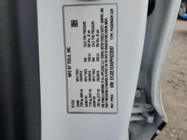 2023 TESLA MODEL 3 - 5YJ3E1EA5PF623597