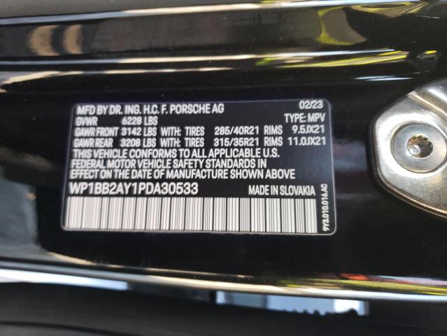 2023 PORSCHE CAYENNE S WP1BB2AY1PDA30533