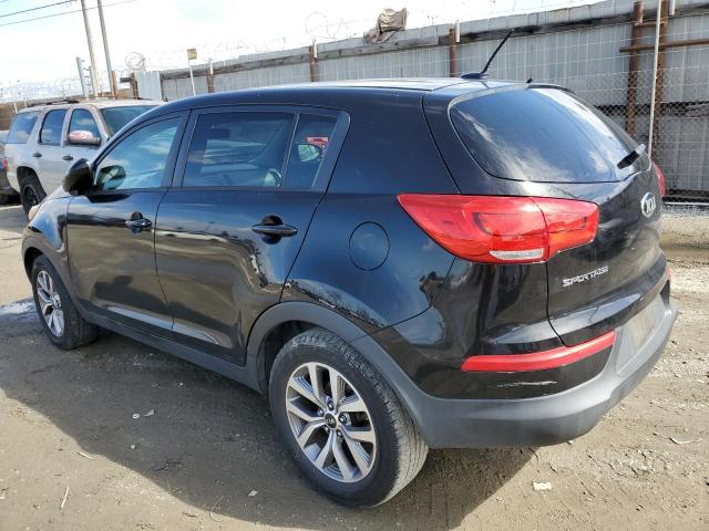 KIA SPORTAGE L 2015 black  gas KNDPB3AC4F7774545 photo #3