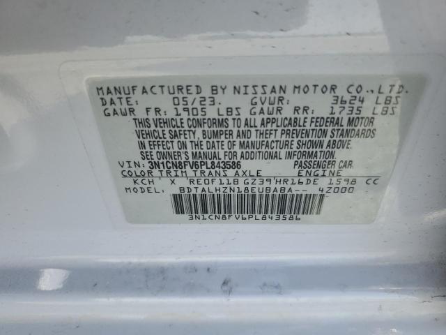 2023 NISSAN VERSA SR - 3N1CN8FV6PL843586