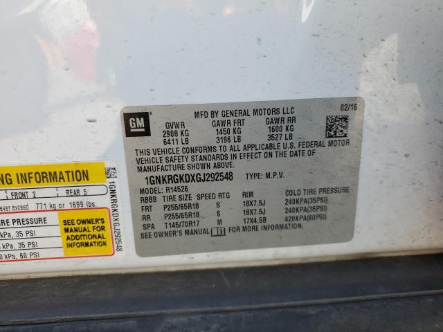 2016 CHEVROLET TRAVERSE L - 1GNKRGKDXGJ292548