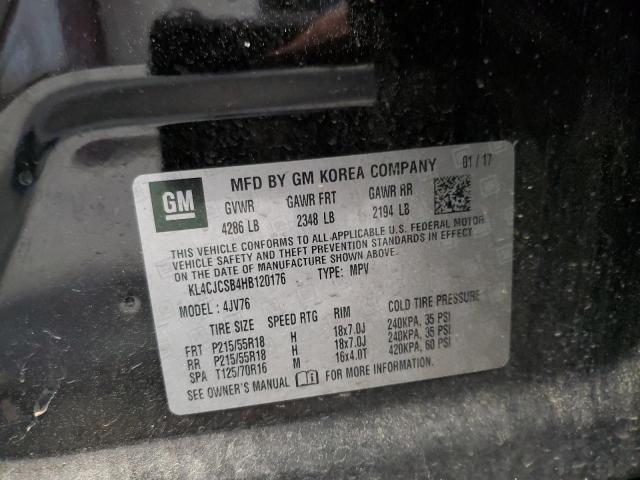 2017 BUICK ENCORE ESS KL4CJCSB4HB120176